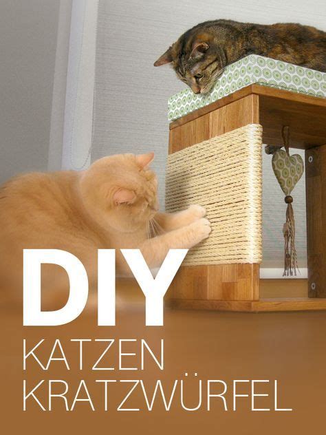 Achte darauf, alle schrauben gut festzuziehen. Katzenmöbel / Kratzwürfel für Katzen selber bauen - DIY ...