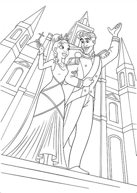 You can now print this beautiful princess tiana and prince naveen as a frog coloring page or color online for free. Princess Tiana And Prince Naveen Coloring Pages | Pagine ...