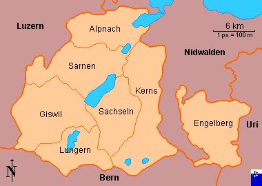 Dear swiss abroad, the canton of obwalden is delighted to welcome you to its swisscommunity pages. Clickable map of Obwalden (Switzerland)