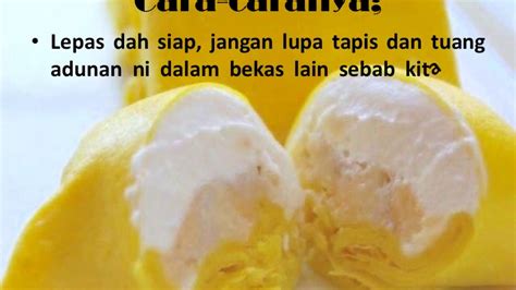 Crepe yang dihasilkan mestilah nipis akan tetapi tidak mudah koyak. Resepi Durian Crepe Mudah Dan Sedap - Resepi Bergambar