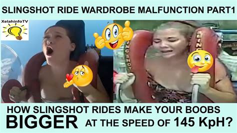 This woman discovered the hard way that going commando on an amusement park ride was not a good idea. SLINGSHOT RIDER, WARDROBE MALFUNCTION PART 1 - TH-Clip