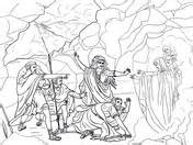 Link to elijah taken to heaven coloring page. Absalom Death coloring page | Free Printable Coloring Pages