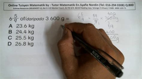 Nota matematik tingkatan 1 bab 13. Tuisyen Matematik: Video 800 (Darjah 4,5 & 6) - YouTube