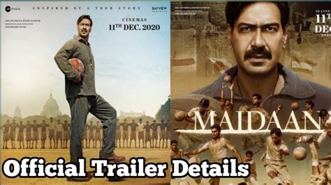 Vishal veeru devgan (born 2 april 1969), known professionally as ajay devgn, is an indian film actor, director and producer. Ajay Devgan Upcoming Movie Maidan || Official Trailer ...