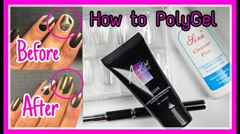 Gently scrape off the poly gel with the. How to PolyGel? | How to fix a broken nail | ByClouser ...