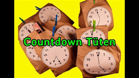 Die rückwärts laufende uhr zeigt dir. Silvester Countdown Tüten - YouTube