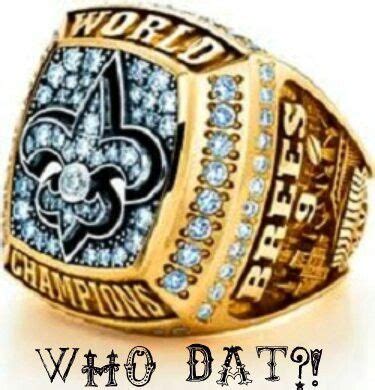 Years later, claiming to suffer 'cash flow problems,' he tried to bully my client into undoing the transactions. Saints Drew Brees SuperBowl XLIV RING | Saints super bowl, New orleans saints, Super bowl rings