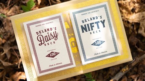 Take a break in your home office. Preorder DeLand Centennial - Daisy & Nifty Marked Playing ...