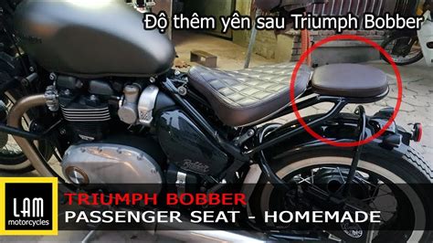 Triumph has released the ninth member of the new bonneville family, the 1200cc triumph bobber, with unique, adjustable floating solo seat. Homemade - Triumph Bobber Passenger seat - Lammotorcycles ...