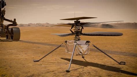 As part of its next mars mission, nasa is sending an experimental helicopter to fly through the red planet's thin atmosphere. NASA's Ingenuity Mars Helicopter Survives First Frigid Martian Night on Its Own