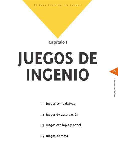 Es un texto visual, práctico y de fácil lectura con más de 2000 ilustraciones y una gran cantidad de ejercicios y ejemplos prácticos comentados paso a paso. Juegos - El gran libro de los juegos | Libros grandes ...