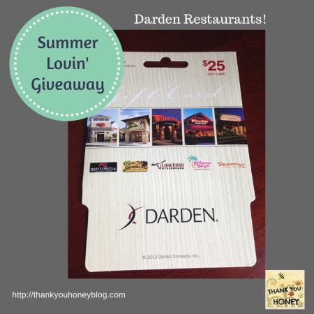 Check the back of your gift card to find out for sure. Summer Lovin' Giveaway 3 — Thank You Honey