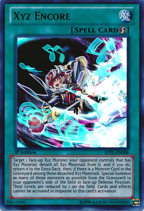 These revolutionary monsters will make their spectacular north american debut in the 2011 starter deck. Xyz Encore - Yu-Gi-Oh!