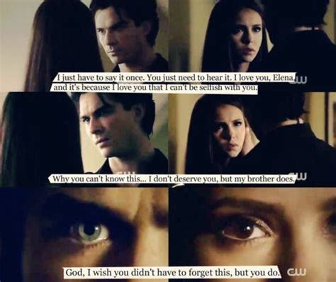 There would be no vampire virus. damon and elena | Tvd quotes, Vampire diaries quotes ...