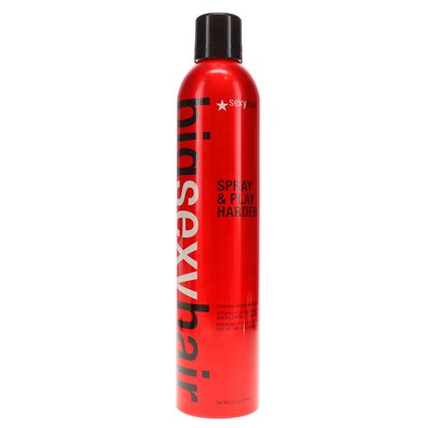 This spray is stored in a slim and. Sexy Big Sexy Hair Spray and Play Harder Firm Volumizing ...