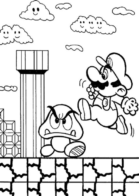 The best 61 super mario brothers printable coloring pages. Free & Easy To Print Mario Coloring Page in 2020 | Super ...
