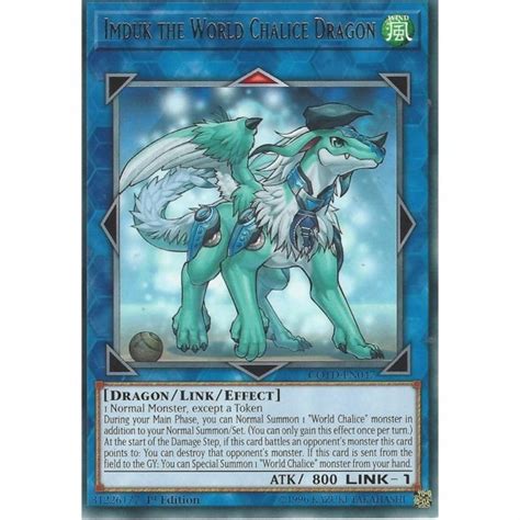 May 24, 2021 · first edition cards are amongst the rarest pokemon cards in the world. Yu-Gi-Oh! Trading Card Game Yu-Gi-Oh IMDUK THE WORLD CHALICE DRAGON - RARE - COTD-EN047 - 1ST ...