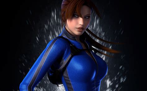 Video Game Tomb Raider Lara Croft girl spray suit women girls Art ...