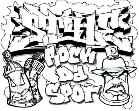 Use the mockofun coloring fonts, to make all sort of creative stuff for kids. Graffiti Coloring Pages To Print - Coloring Home