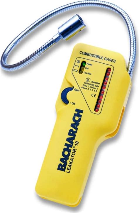 Detect gas leaks large or small in commercial, residential and industrial applications including surveying gas pipelines and inspecting valves, regulators and meters on gas equipment. Bacharach 0019-7051 Leakator 10 Portable Combustible Gas ...