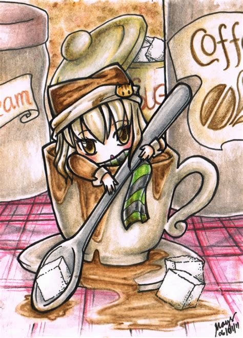 Anime drawings sketches pencil art drawings cartoon drawings easy drawings body drawing tutorial drawing tutorials drawing ideas painting tutorials drawing techniques. Chibi: Cup of Coffee by mays-sama on deviantART | Anime coffee, Coffee cups, Chibi