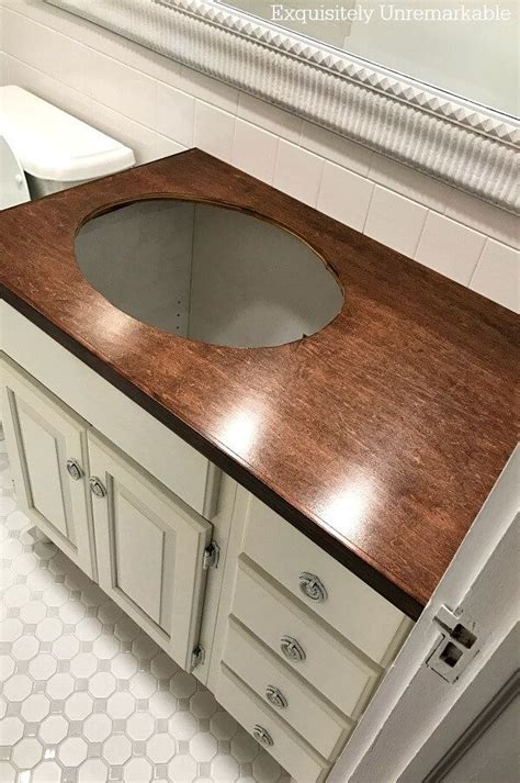 Check spelling or type a new query. How To Build Beautiful DIY Wood Countertops In A Day | Wooden bathroom vanity, Diy wood ...