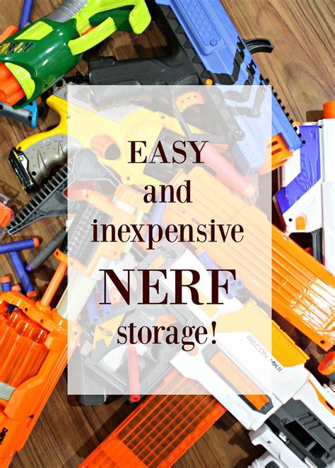 So here are loads of fun ideas on nerf gun storage so you can get them off the floor and organized! Pin on Organization