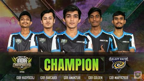 Qualified teams, us $2,000,000 prize pool and more. Galaxy Racer ESports crowned champion of Free Fire India ...