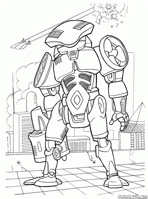 Free ninja turtle printable coloring pages. Coloring page - Futuristic wars