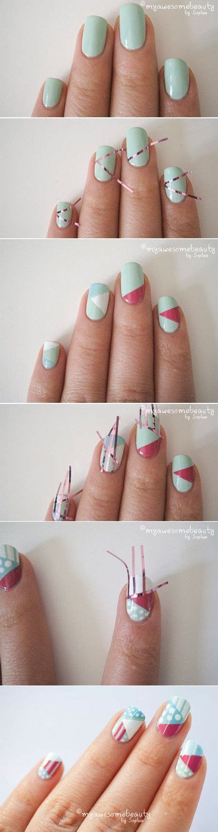 The chicest nail art designs to try at home. pin_description .checkout these guides on makeup! (With ...