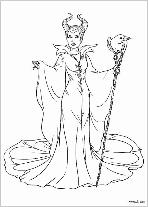 Special disney maleficent coloring pages daisy duck as halloween. Maleficent Coloring Page at GetDrawings | Free download