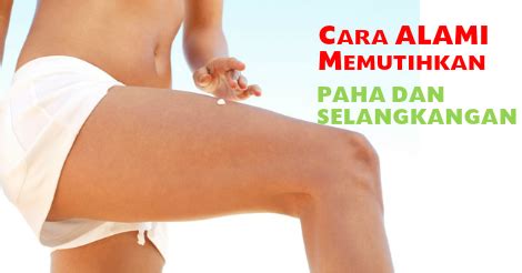 Cara memutihkan ketiak secara alami menggunakan bahan seperti irisan timun, lemon, maupun kunyit bisa anda coba dengan tutorial lengkap ini. Cara Memutihkan Selangkangan Secara Alami