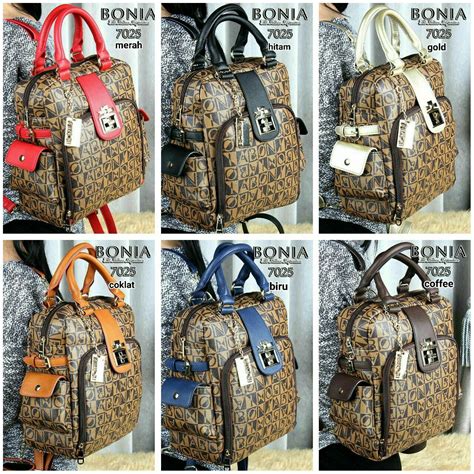 Maybe you would like to learn more about one of these? Ransel Bonia 3in1 #7025 uk23x12x30cm. Bahan kulit semprem ...