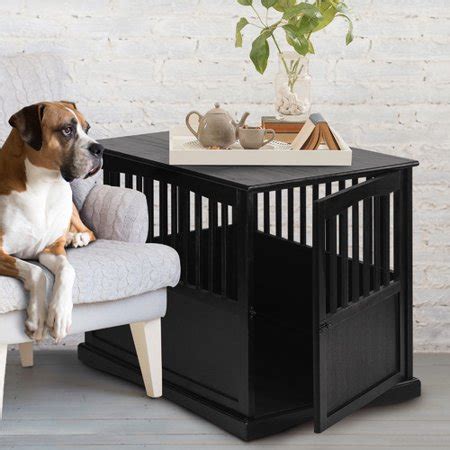 They aren't cages, but havens for you dog to retreat to when they don't wish to be bothered. Pet Crate End Table-Espresso - Walmart.com