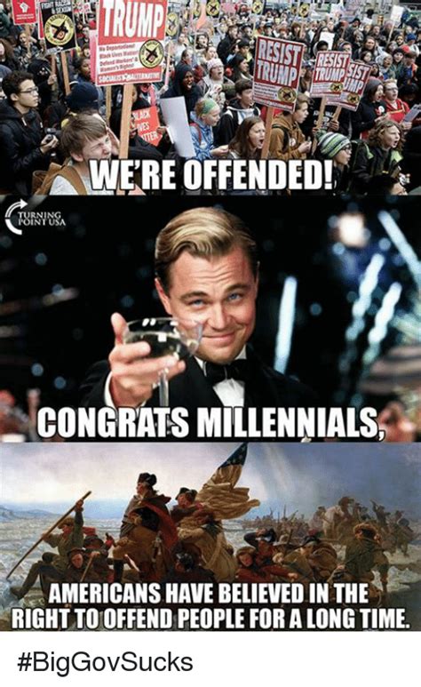 Funny millennial memes exploring the baby boomer vs. TRUMP WERE OFFENDED! CONGRATS MILLENNIALS AMERICANS HAVE ...