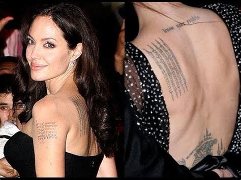 Cool design ideas (2021 guide). Angelina Jolie's Tattoo and Its Meaning (January 2015 ...