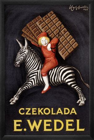 Along with olga boznańska and tamara de. Czekolada E. Wedel by Leonetto Cappiello | Vintage poster ...