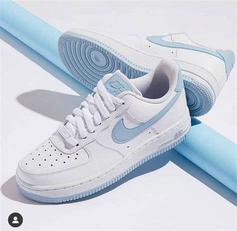 Nike air force 1 '07 valentine's day love letter. Custom blue AF1s in 2020 | Nike air shoes, Nike shoes air ...