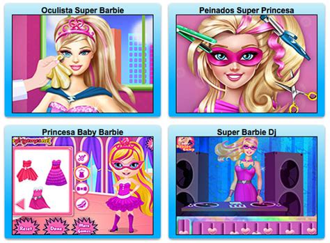 Vestuario, maquillaje, técnicas de belleza y los looks más originales y divertidos que tu imaginación quiera crear. enshemcruspitlamama: Juegos de la Barbie Super Princesa