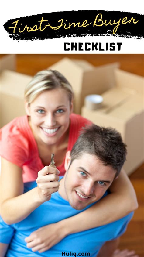 First-Time Home Buyer Checklist | First time home buyers, Home buying, Real estate buyers