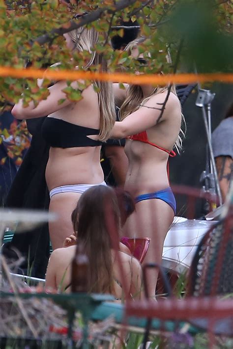 Do you like to give your neighbors a little holiday gift each year to say merry christmas? Chloe Moretz in Bikini on Neighbors 2 set -04 | GotCeleb