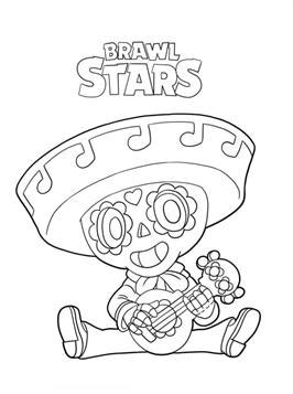 You can choose a completely different color for him. Kids-n-fun.com | 26 coloring pages of Brawl Stars