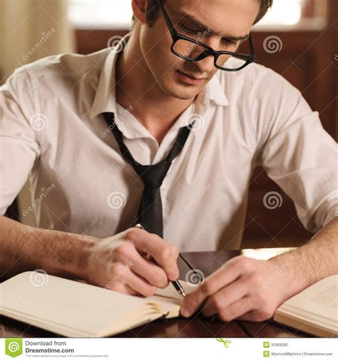 Capturing his thoughts stock photo. Image of male, concentrated - 31869282