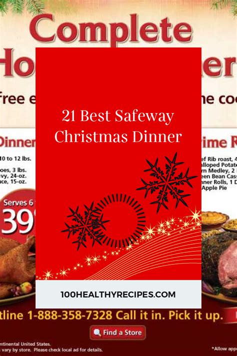 Safeway's christmas hours could seriously save you this holiday season. 21 Best Safeway Christmas Dinner - Best Diet and Healthy ...