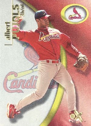 I went to the cardinals home opener in 2001, but the team started the season on the road, so this was not his first game in the majors. Best Albert Pujols Rookie Cards to Collect, Top RC, Ranked Buying Guide