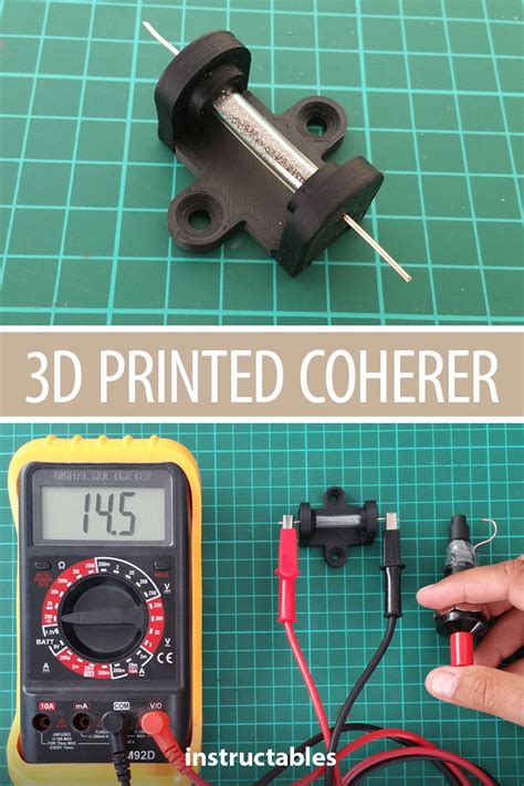 How to detect a lie, infographic project for information design class, august 2013. 3D Printed Coherer | 3d printing, Prints, Cool things to make