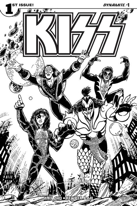 Join the legendary rock band show through stunning pages of queen all the songs coloring book by zaker tomas paperback $7.99 Dynamite® Kiss #1