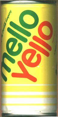 Soda pop is a liquid with carbonated bubbles floating at the surface. MELLO YELLO-Citrus soda-354mL-United States