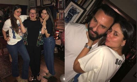 Mother, with husband saif ali khan, of son taimur ali khan pataudi (b. Kareena Kapoor Khan rings in 38th birthday with husband ...