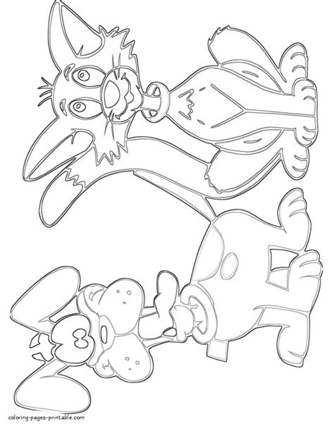 Download Cat and dog coloring pages || COLORING-PAGES-PRINTABLE.COM